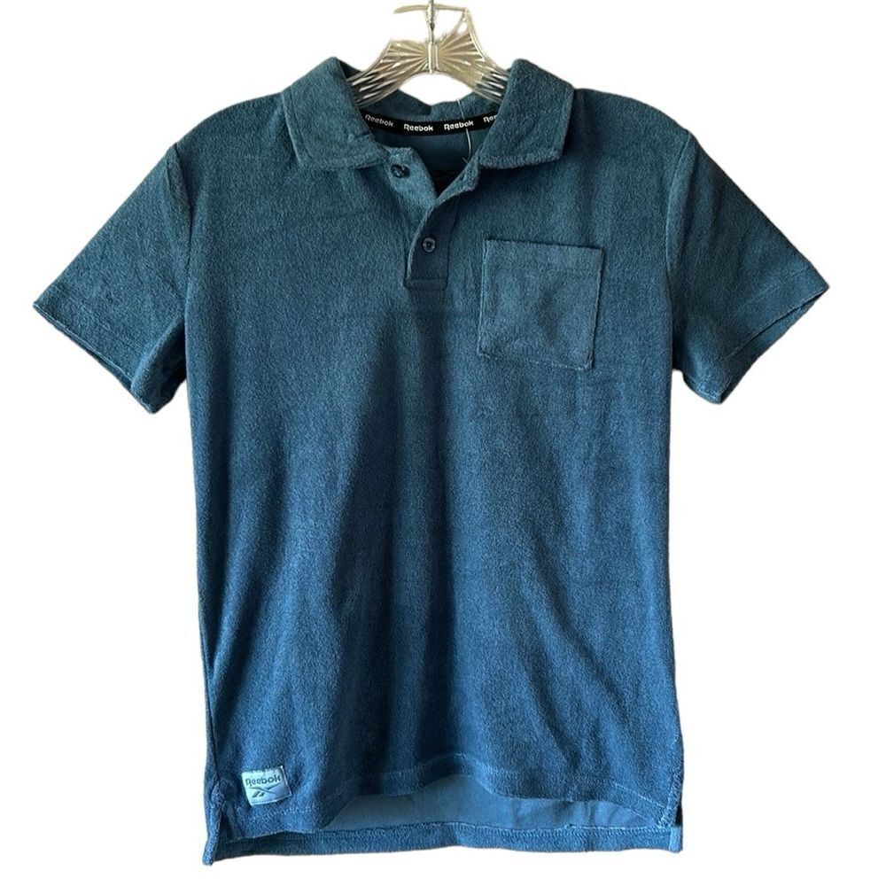 NEW Reebok Blue Polo Shirt